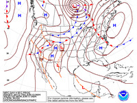 Final Day 4 Fronts and Pressures for the CONUS