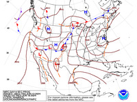 Final Day 6 Fronts and Pressures for the CONUS
