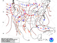 Final Day 4 Fronts and Pressures for the CONUS