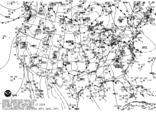 Latest United States (CONUS) surface analysis - Black and White
