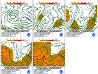 Day 4 to 8 500mb Heights - WPC Versus GFS Ensemble Mean