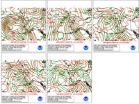 Day 4-8  WPC Versus GFS Sea Level Pressure Forecasts for Alaska