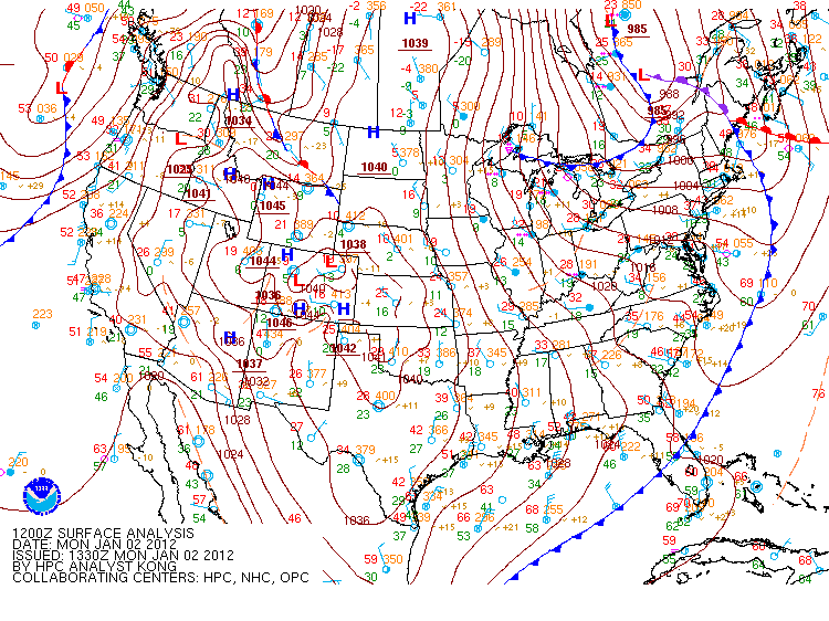 Archived Surface Analysis