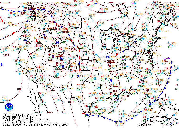 Archived Surface Analysis