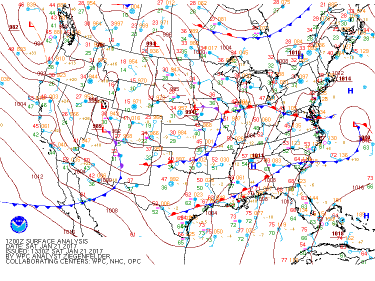 Archived Surface Analysis