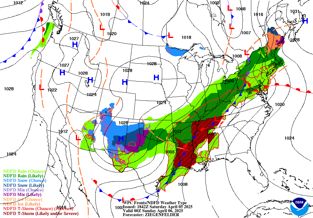 Click to view latest 12-hour fronts/precip forecast