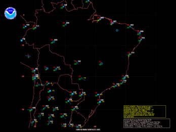 Brazil 06Z Surface Analysis