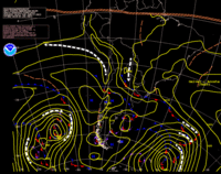 Day 6 South American Forecast Chart