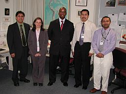 WMO Assistant Secretary-General Lengoasa visits the WPC/International Desks
- May 8, 2006