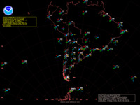 South American 06Z Satellite Analysis