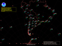 South American 06Z Satellite Analysis