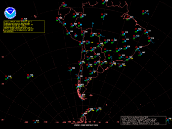 South American Satellite Analysis 12Z