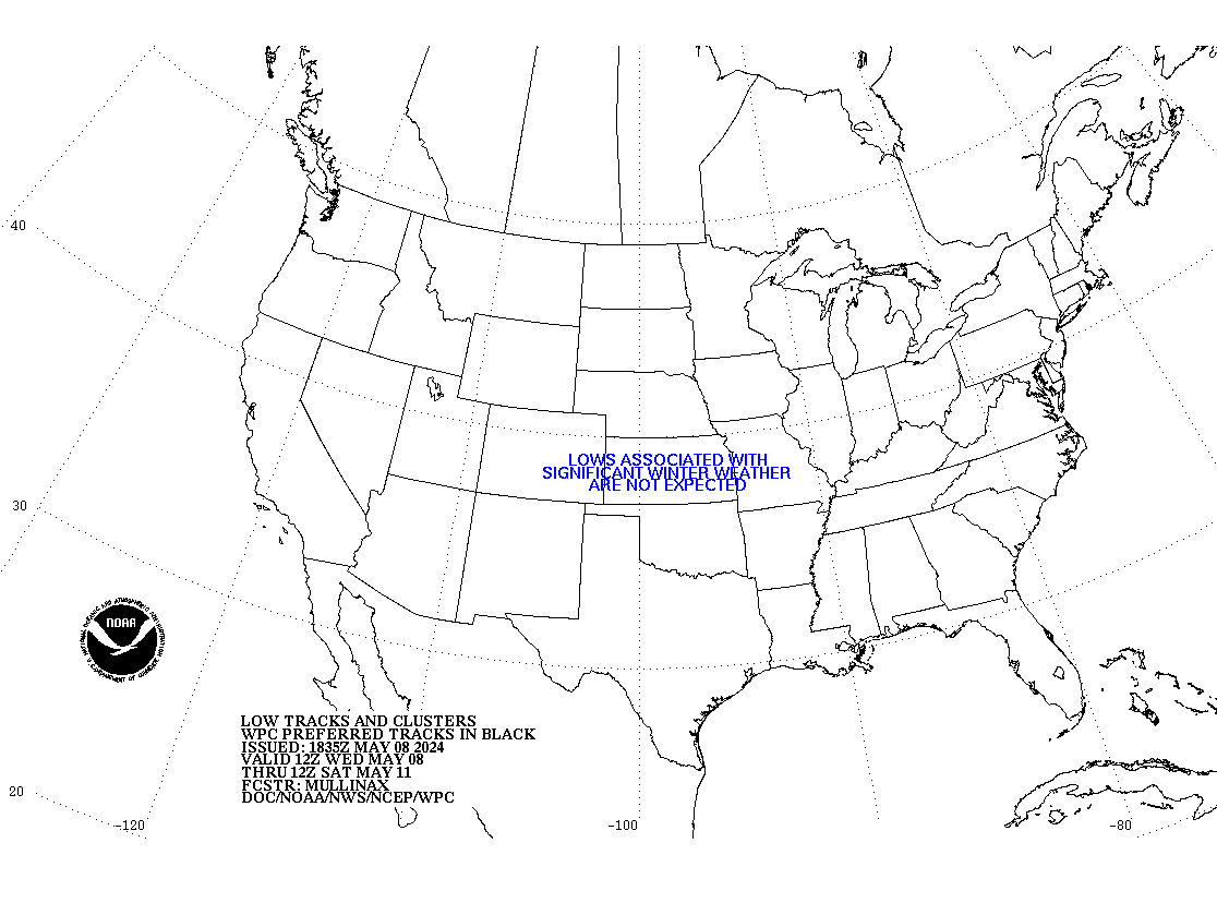 HPC Winter Forecast Tracks