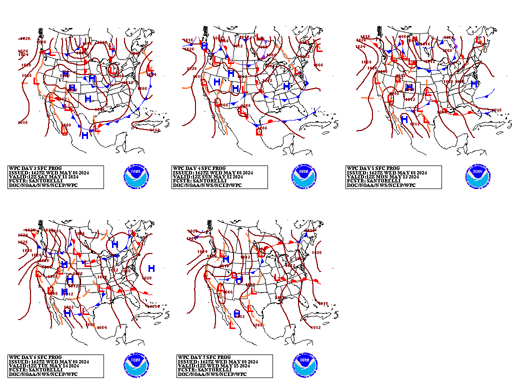 3 to 7-day outlooks