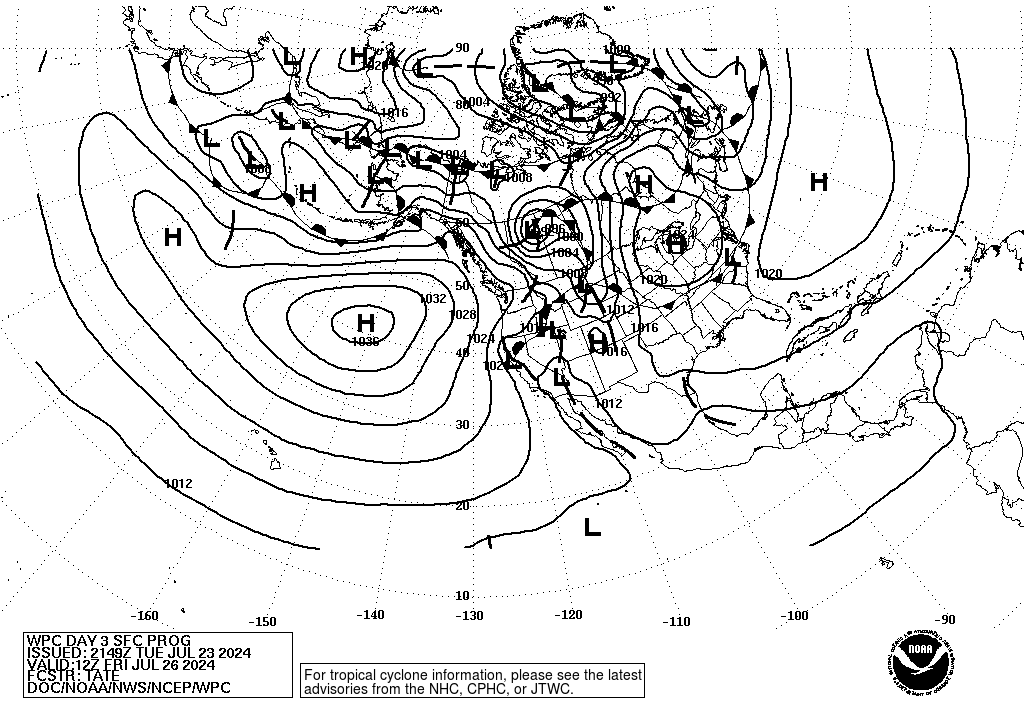 Day 3 Fronts and Pressures