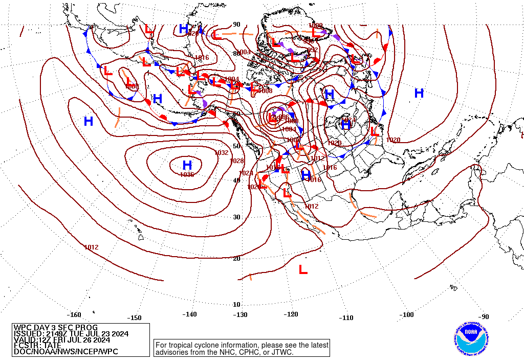 Day 3 Fronts and Pressures