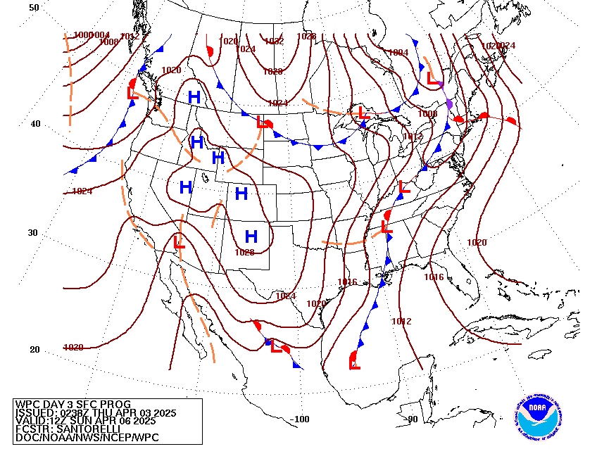 Day 3 Fronts and Pressures