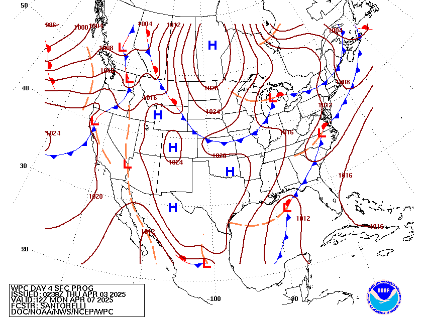 Day 4 Fronts and Pressures