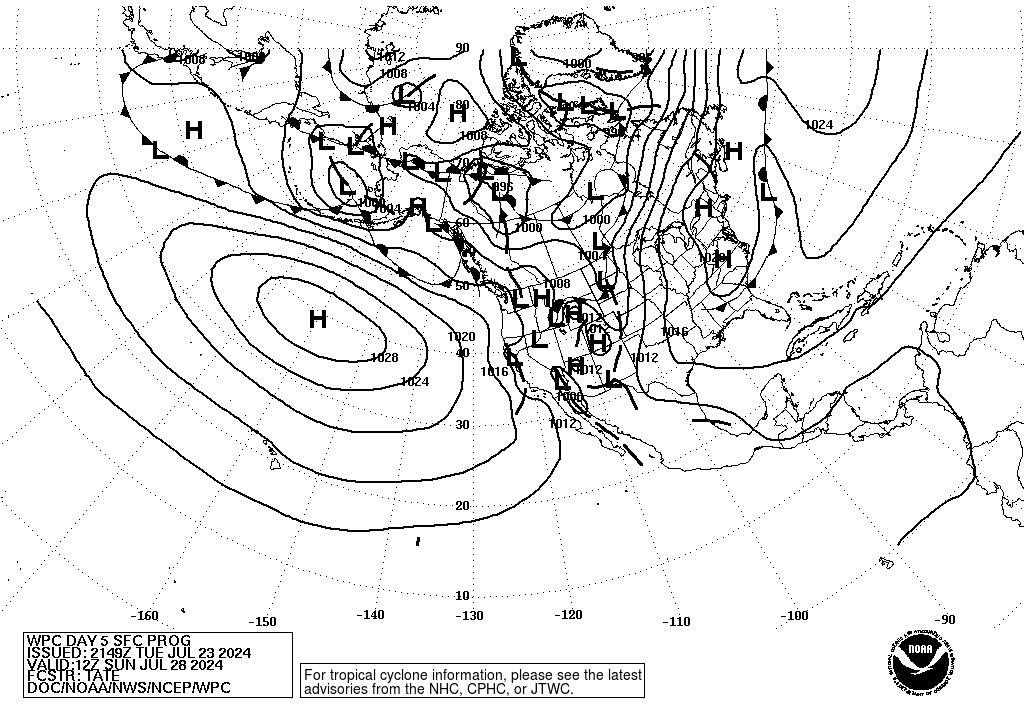 Day 5 Fronts and Pressures