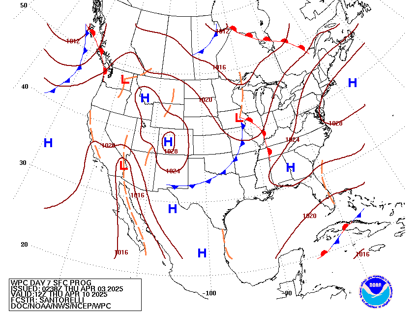 Day 7 Fronts and Pressures