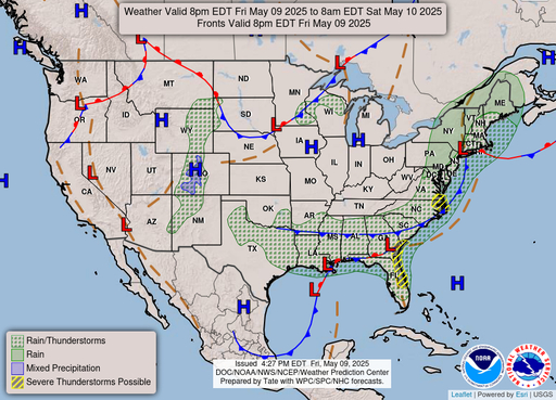 National Forecast Map