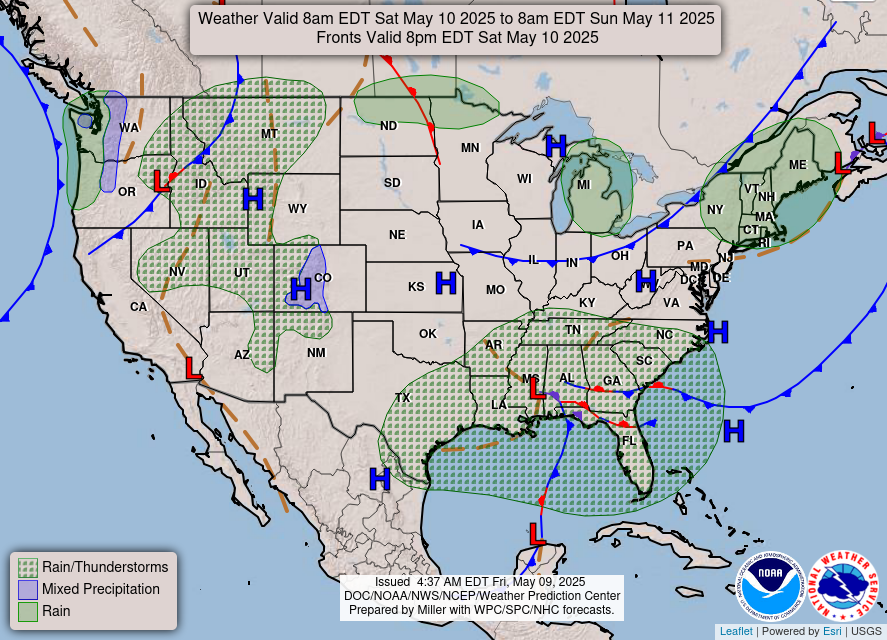 U.S. Forecast Map