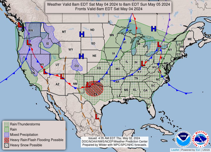 U.S. Forecast Map