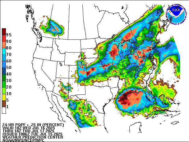 24-Hour PQPF valid 18Z July 17, 2025