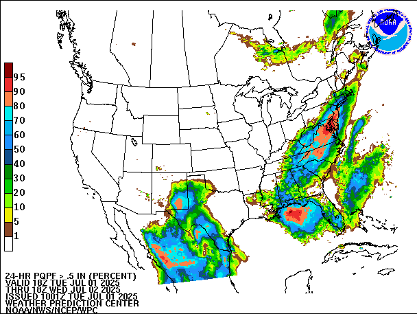 24-Hour PQPF valid 18Z July 2, 2025