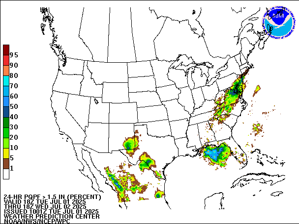 24-Hour PQPF valid 18Z July 2, 2025