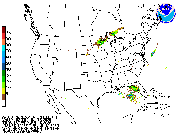 24-Hour PQPF valid 18Z July 16, 2025