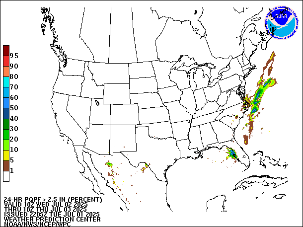 24-Hour PQPF valid 18Z July 3, 2025