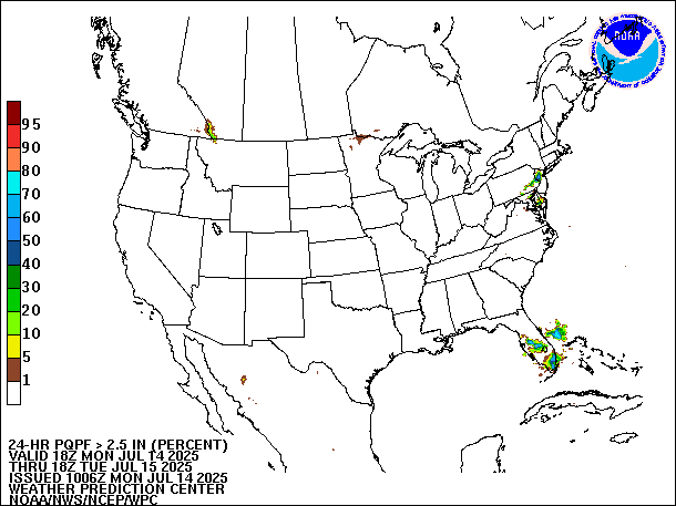 24-Hour PQPF valid 18Z July 15, 2025