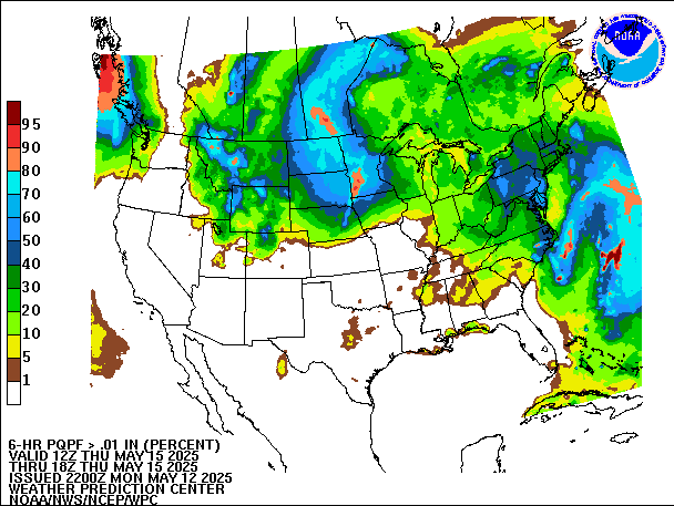 6-Hour PQPF valid 18Z May 15, 2025