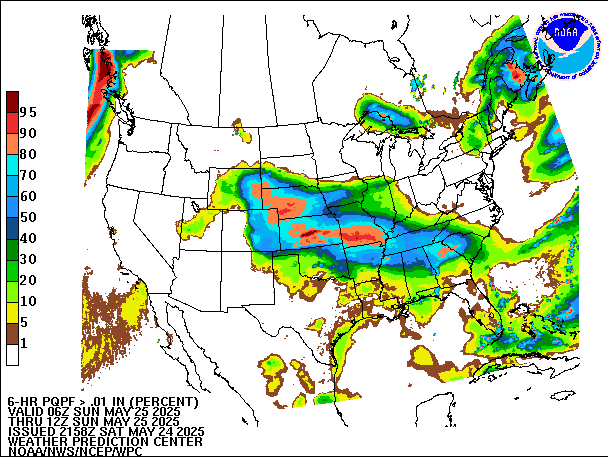 6-Hour PQPF valid 12Z May 25, 2025