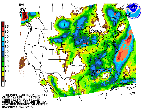 6-Hour PQPF valid 18Z July 11, 2025