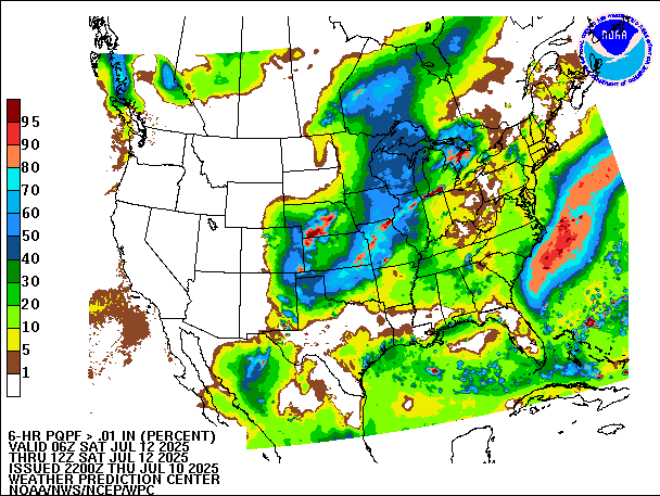 6-Hour PQPF valid 12Z July 12, 2025