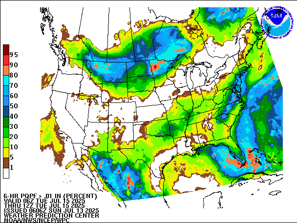6-Hour PQPF valid 12Z July 15, 2025