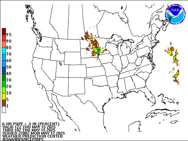 6-Hour PQPF valid 18Z May 15, 2025
