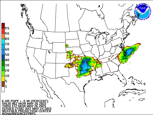 6-Hour PQPF valid 12Z May 26, 2025