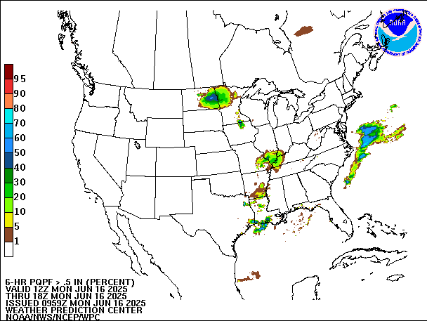 6-Hour PQPF valid 18Z June 16, 2025