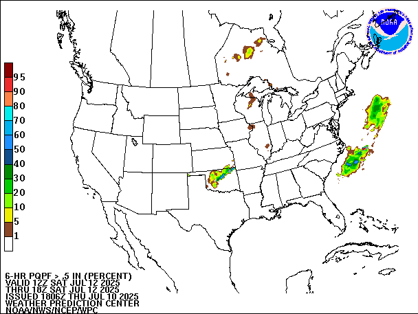 6-Hour PQPF valid 18Z July 12, 2025