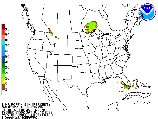 6-Hour PQPF valid 18Z July 15, 2025