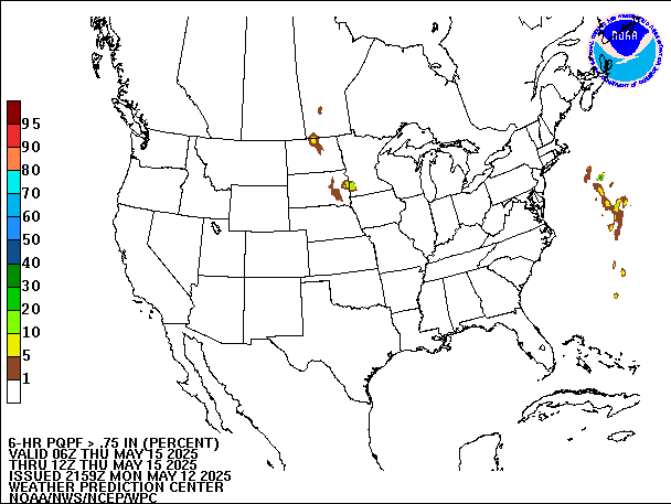 6-Hour PQPF valid 12Z May 15, 2025