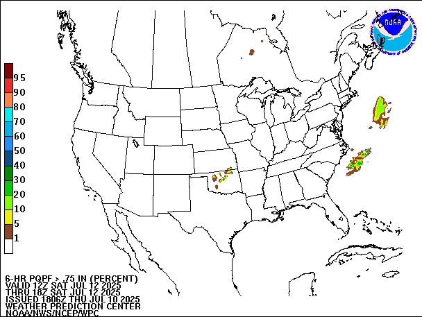 6-Hour PQPF valid 18Z July 12, 2025