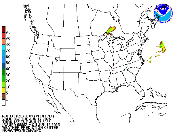 6-Hour PQPF valid 12Z June 17, 2025