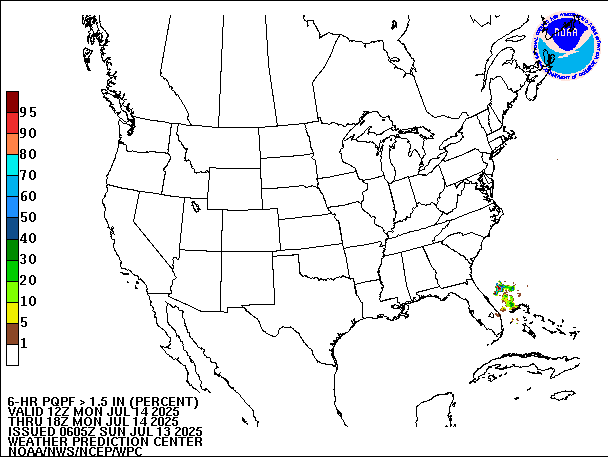 6-Hour PQPF valid 18Z July 14, 2025