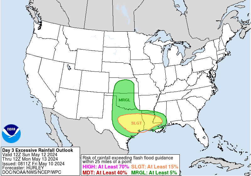 Day 3 Excessive Rainfall Forecast