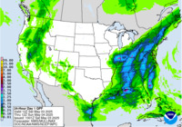 Day 1 rainfall outlook