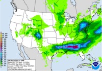 National Weather Service Day 1 QPF